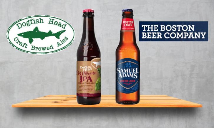 Fusie tussen Dogfish Head en Boston Beer Company